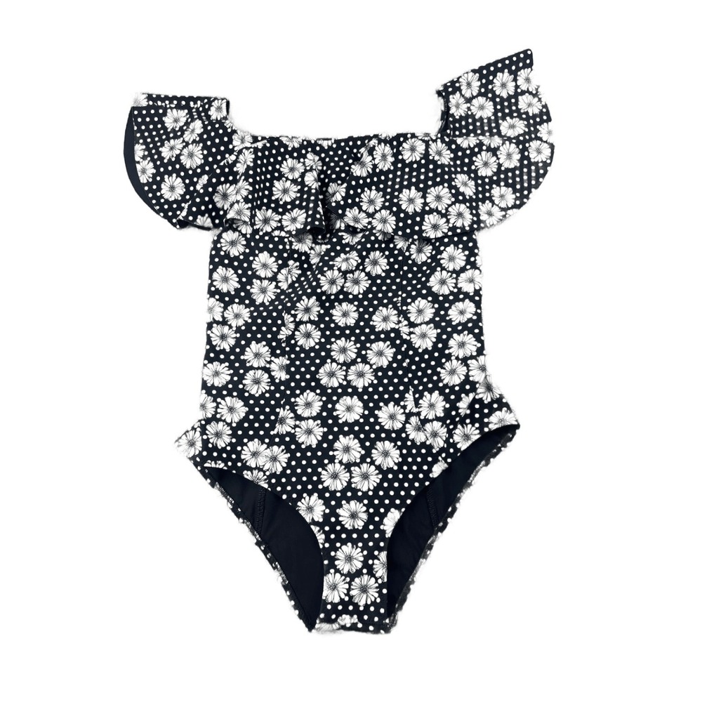 Lisa Marie Fernandez One-Piece Swimsuit Women M Black Neoprene USA Beach Coastal